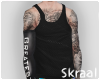 Sl Black Tank+Tattoos