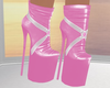 pink candy boots