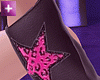 SHOES BLACK/PINK STAR $