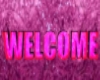 pink welcome sine
