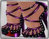 glamour shoes purple