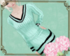 A: seafoam sweater dress
