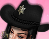 DY! Cowgirl Hat Black