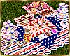ZY: 4th July Table Cake