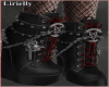 >L  Black  Gothic Boots