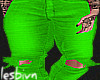 Green Stem Jeans