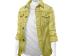 R| yellow denim jacket