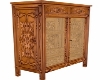 Carved pie cabinet-wood
