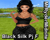 Black Silk Pj Couple F