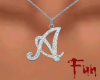 FUN A diamonds necklace