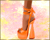 T-Thalia orange Heels