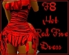 Hot Fire Red Dress