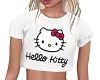 Hello Kitty White Crop T