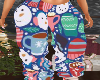 (W) Xmas Snowman Pjs