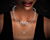 [H] Halo Name Necklace