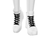 *B* White Sneakers
