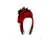 RED/BLACK CHIFON HAIR