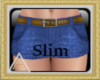 (AL)Denim Shorts Slim