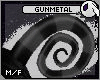 ~DC) Curl Horns Gunmetal