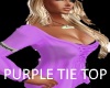 Purple Tie Top