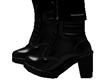 JNYP! Leather Boots Blck