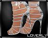 [LO] Strap silver heels