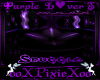 purple lovers snuggle