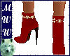 Red Holiday Short Boots