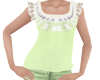 TF* Green & Lace Blouse
