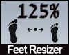 125% Feet Scaler