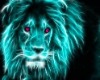 Neon lion w Demon Eyes