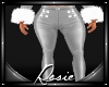 White Satin Pants