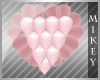 !MJ Pink Heart Balloons