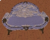 LL-Lavender brocade sofa
