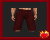 Red Loose Shorts