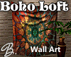 *B* Boho Loft Wall Art