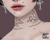 Neck tattoo Tsuru