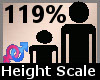 Scaler Height 119% F A