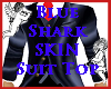 Blue Shark Skin Suit Top