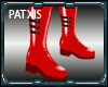 [PT] Red Latex Boots