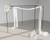 White Wed Floral Tent v1