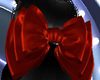 Red bow hair