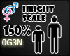 O| Height Scale 150%