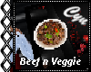 Beef  n Veggie Plate