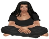 Sitting Indian style