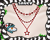 Star Necklace Red