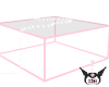 coffee table (pink)
