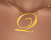"Q" Letter Necklace F