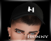 H. Black H Hat