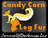 CandyCorn Leg Fur